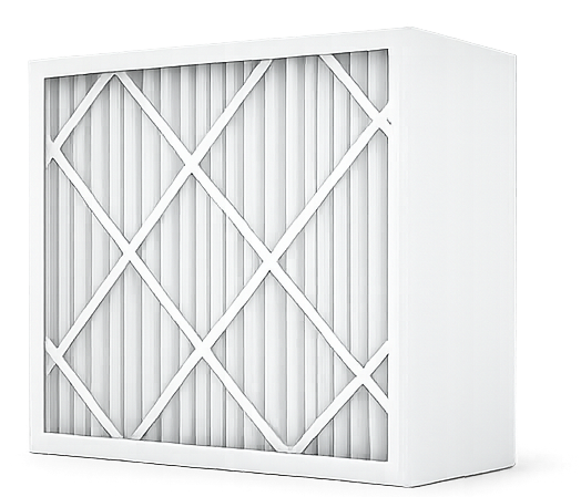 Thick media filter with deep pleats: the 4 to 5 inch filter that slides into a media filter cabinet.