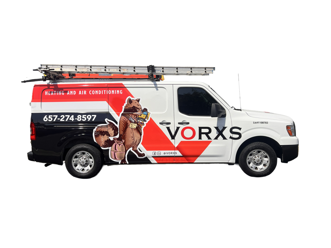 VORXS branded service van serving Orange County
